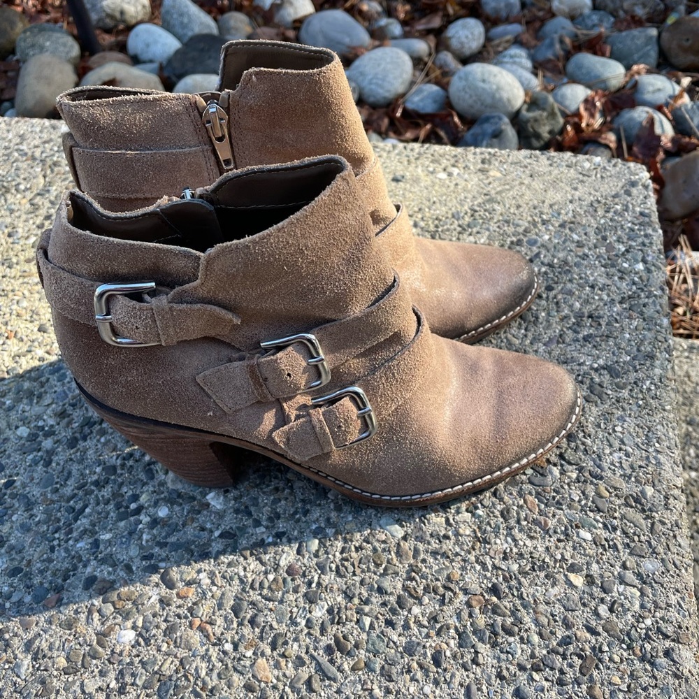 Distressed booties!!